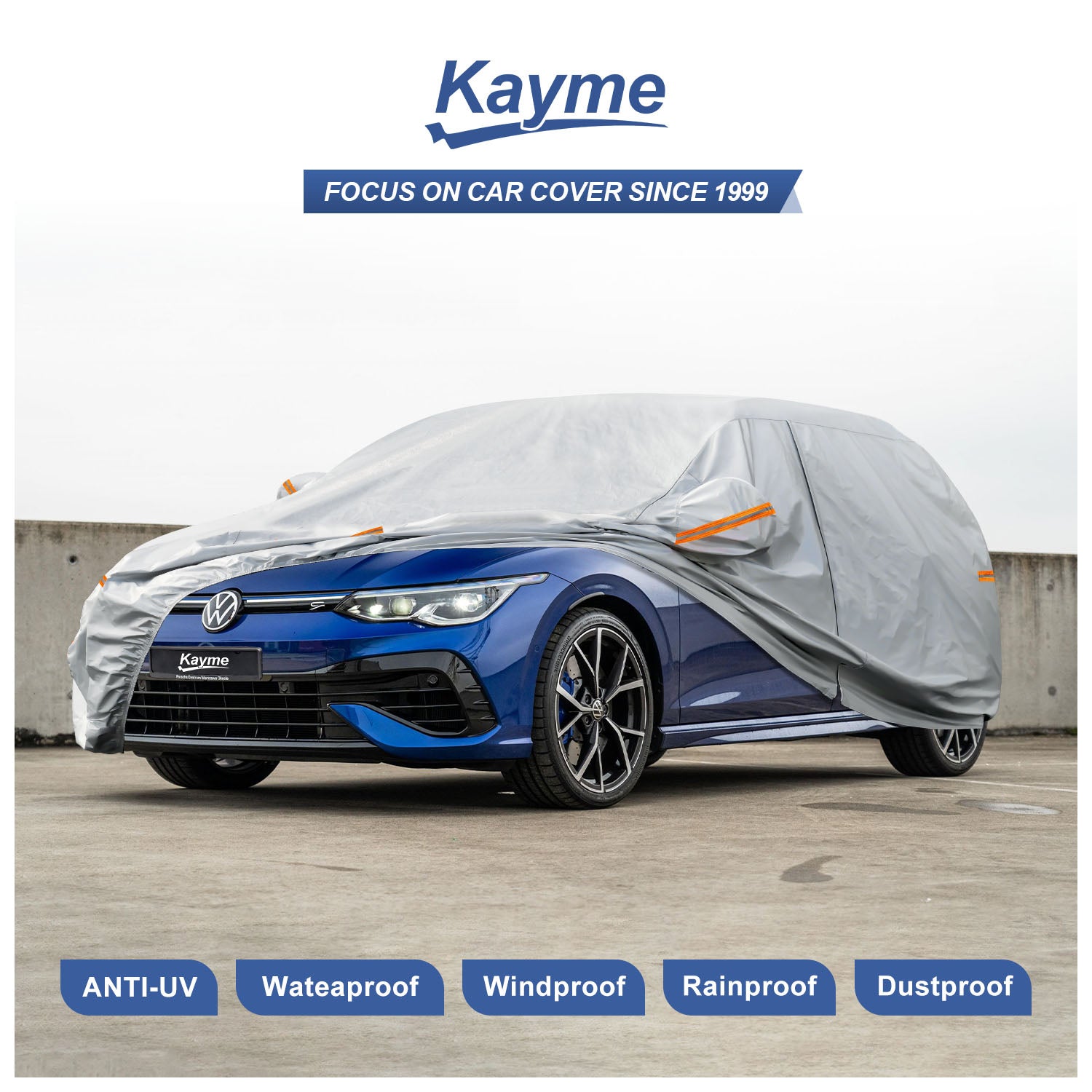 Housse De Voiture Kayme Pour Berline à Hayon Convient Aux Tailles De 415 à 450 CM
