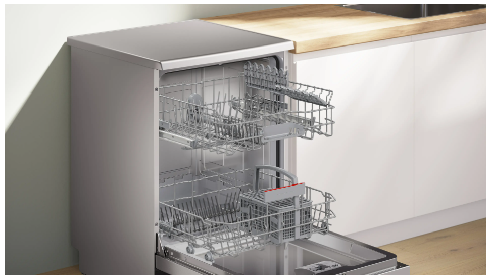 Bosch SMS25GI09F Lave-vaisselle pose libre 60 cm Classe E acier brossé - 12 couverts