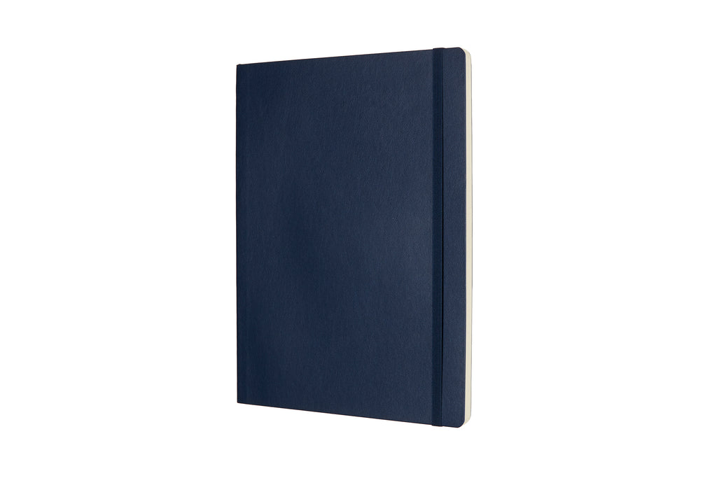MOLESKINE Carnet Classique - Très Grand Format Bleu Saphir Pages Blanches