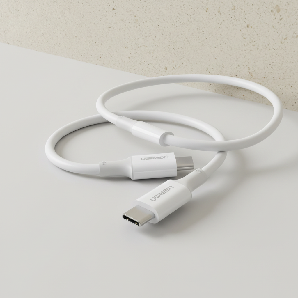 UGREEN câble de charge rapide USB2.0 Type-C double mâle 5A 1m