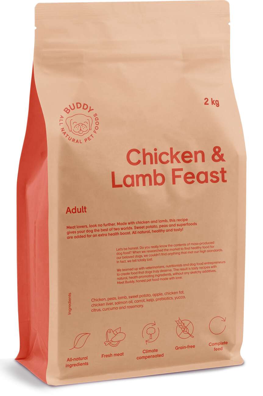 Buddy Céréales festin poulet et agneau 2 kg