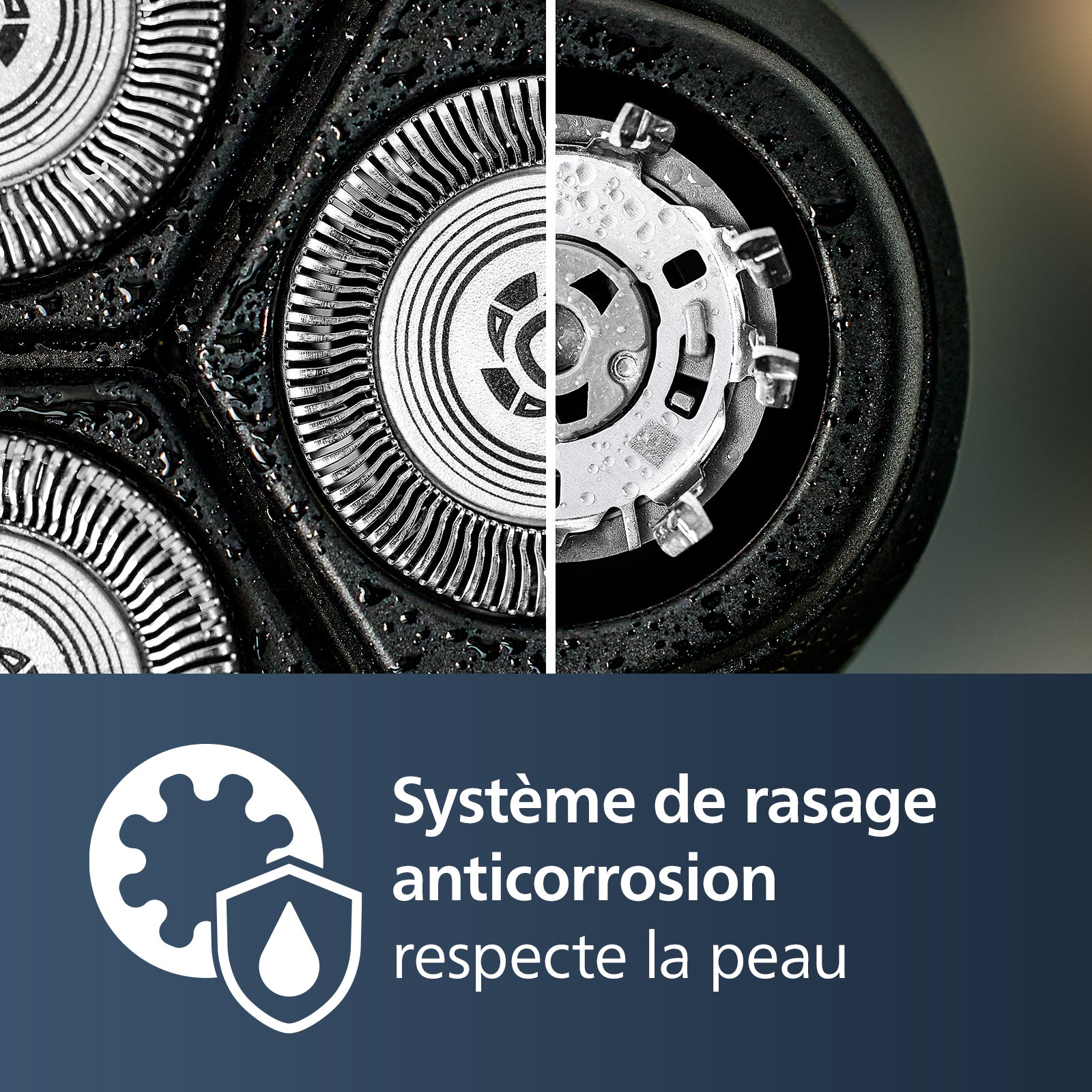 Philips Series 3000 S3243/12 Rasoir électrique avec têtes 5D Pivot & Flex, 27 lames PowerCut auto-affûtées, utilisation humide & sèche, tondeuse rétractable, charge rapide - Noir