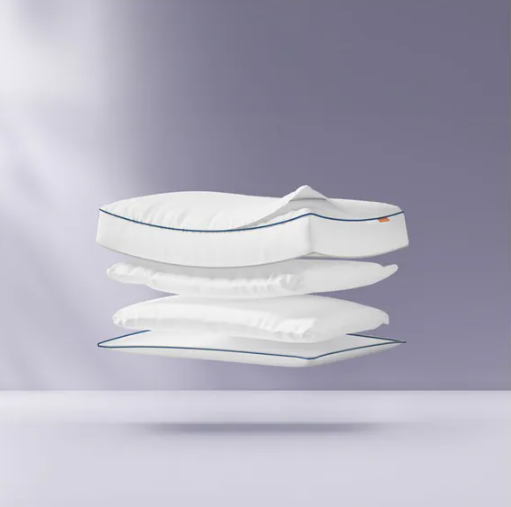 Emma Oreiller Original Confort thermorégulant 60 x 60 cm | Thermorégulant et respirant | Doux et moelleux | Hauteur adaptative | Hypoallergénique et lavable