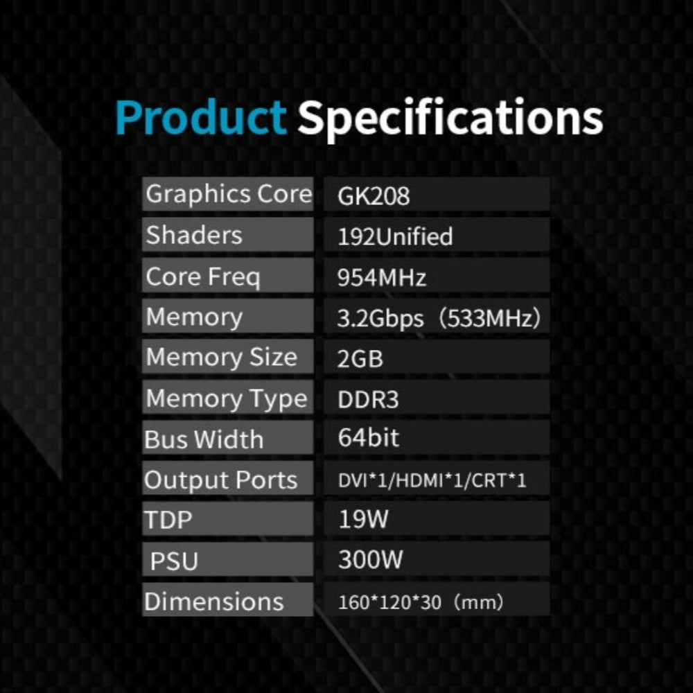 SOYO Gaming GeForce GT 710 2 Go DDR3 64 bits, prend en charge DirectX 12 OpenGL 4.6, profil bas, NVIDIA, carte graphique dédiée pour bureau et divertissement, carte à emplacement LP