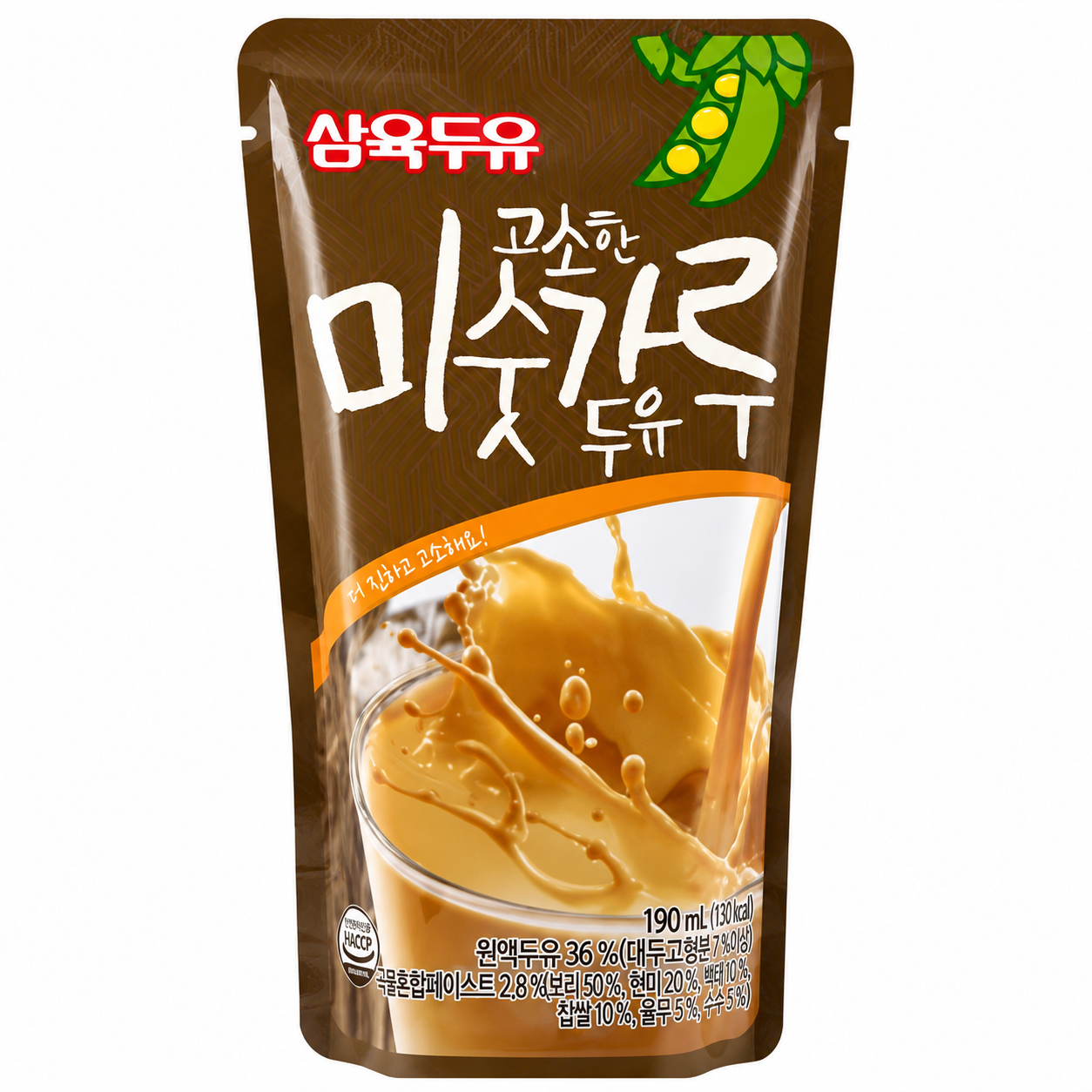 SAHMYOOK Lait de soja à base de graines grillées 190 ml