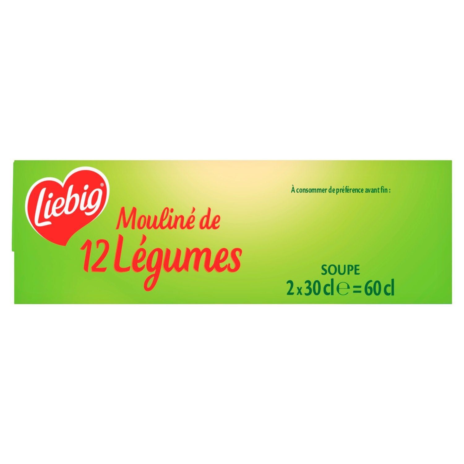 Liebig Mouliné de 12 légumes 2x30cl