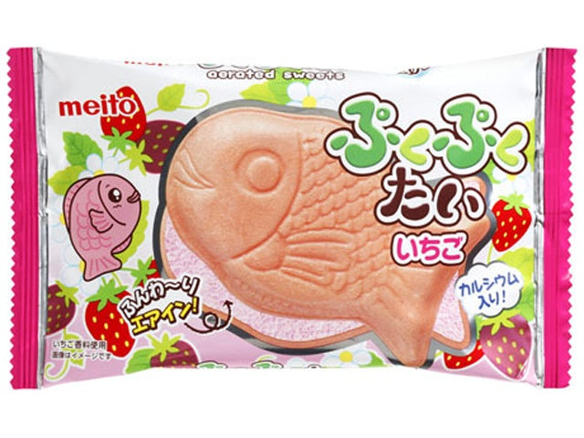 Meito Pukupukutai gaufrette chocolatée à la fraise