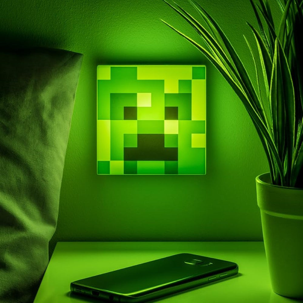 MINECRAFT Veilleuse Creeper - sous licence officielle - Fonctionne avec piles