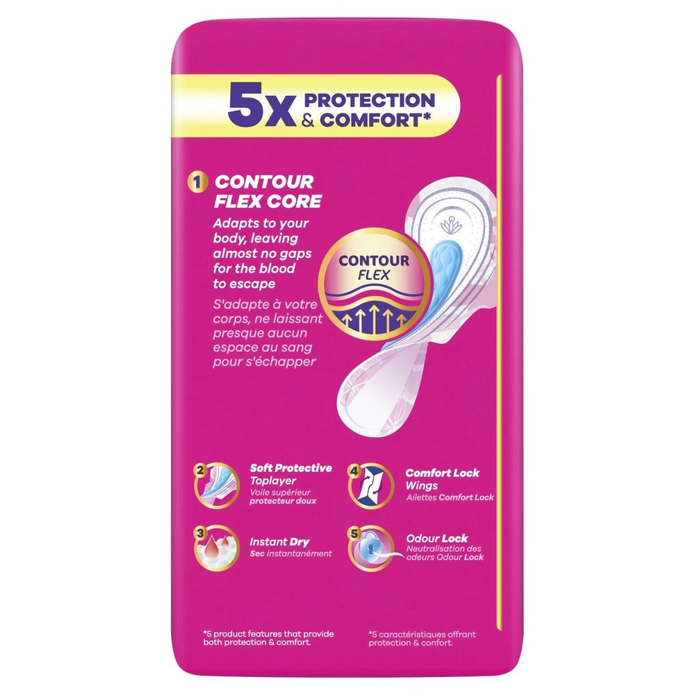 Always Platinum Day Serviettes Hygiéniques Avec Ailettes Flux Léger à Modéré Taille 1 - 96 Unités (4 Paquets de 24)