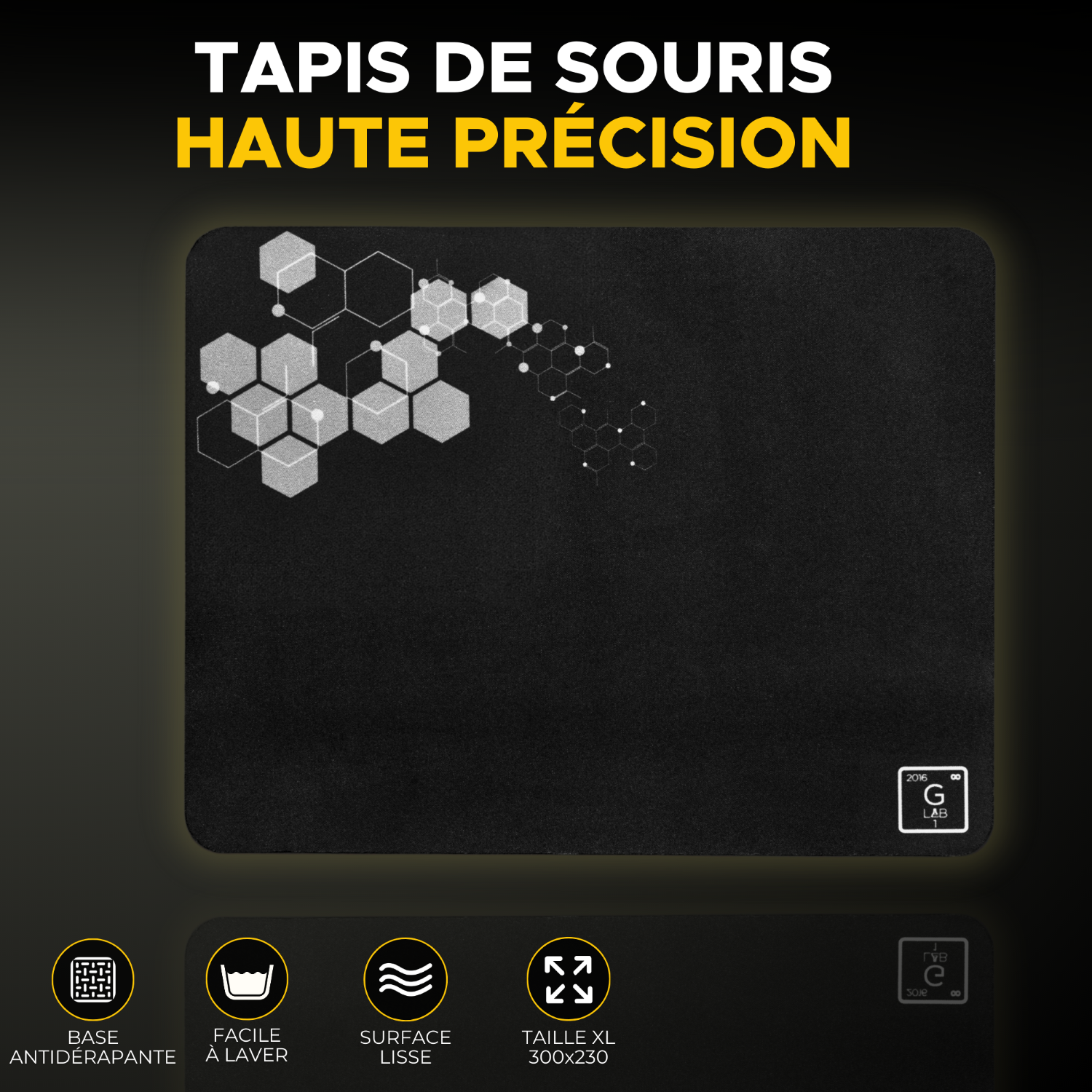 THE G-LAB Combo Argon E Combo Set Clavier et Souris Gaming Filaire - AZERTY, 3200 DPI, 6 Boutons - Noir