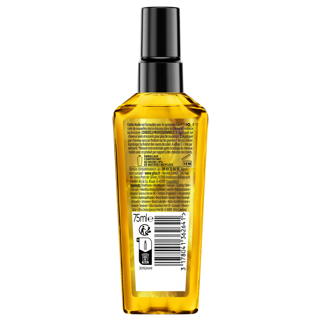 GLISS Kur Ultimate Repair Huile capillaire nutritive - 75 ml