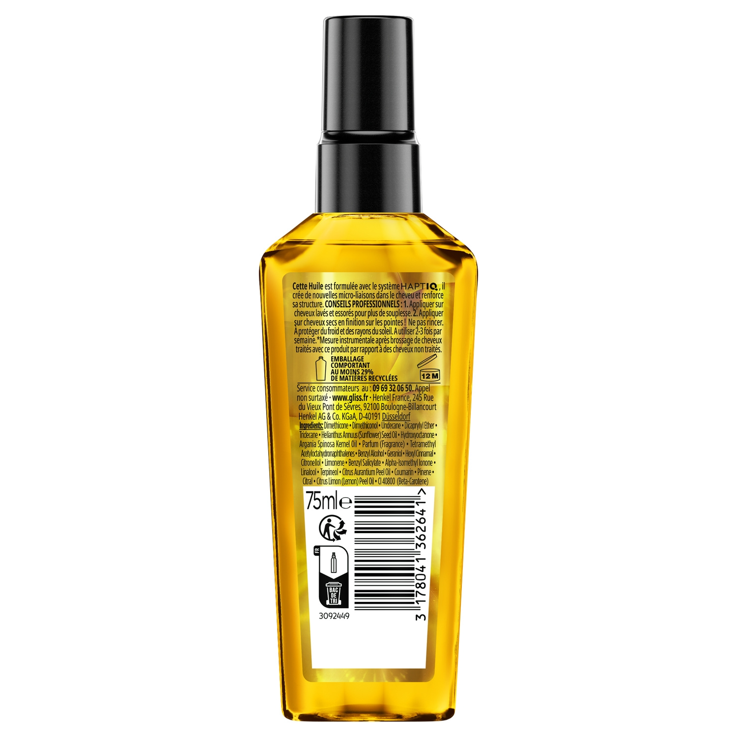 GLISS Kur Ultimate Repair Huile capillaire nutritive - 75 ml
