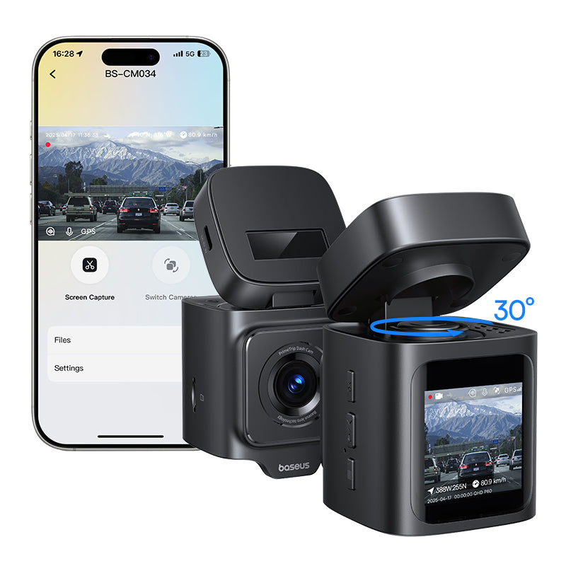 Baseus PrimeTrip Series Dashcam - Noir cosmique