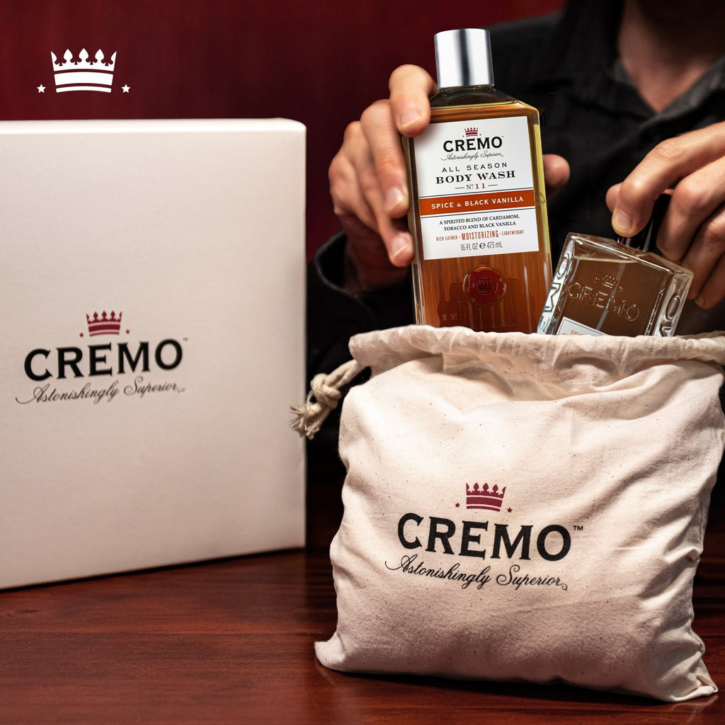 CREMO Épices & Vanille Noire - Coffret Cadeau Pour Homme (Eau de Toilette + Gel Douche) - 1 Unité