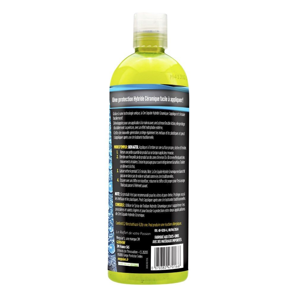 Meguiar's® Hybrid Ceramic Liquid Wax G200416F, 16 oz (473 ml) Bottle, 6/CV
