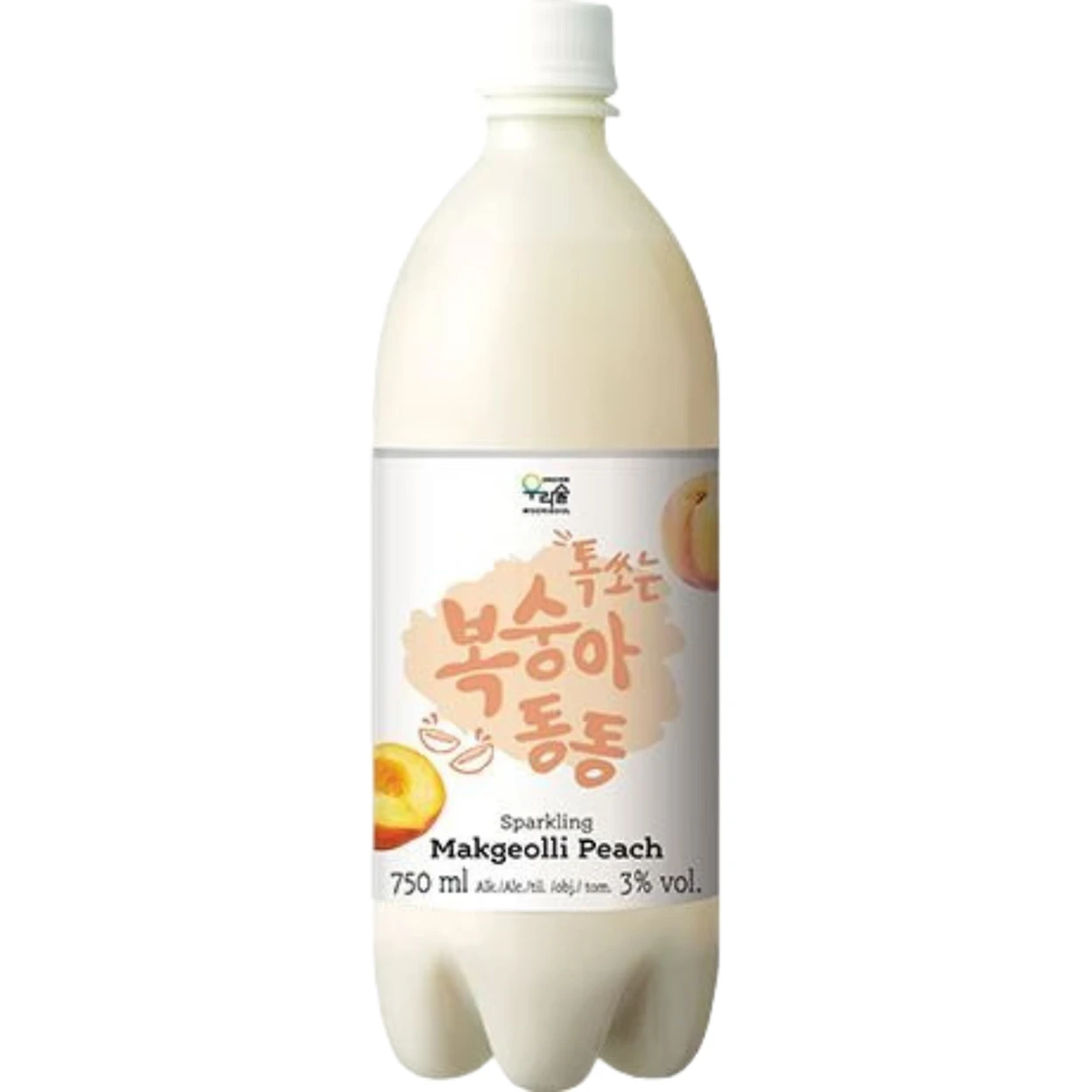OLIVE YOUNG Vin de riz makgeolli pêche 3 % alc. - 750 ml