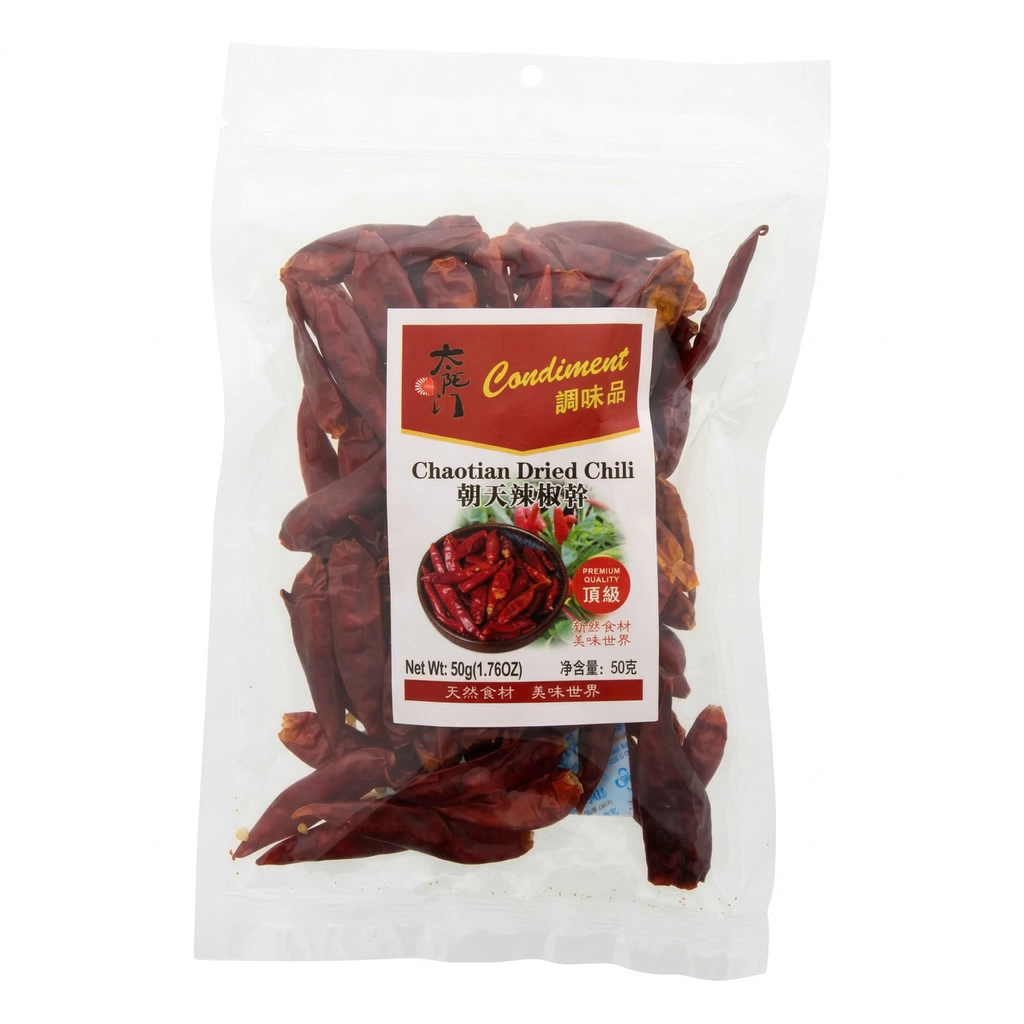 Taiyangmen Piments Chao Tian séchés - 50 g