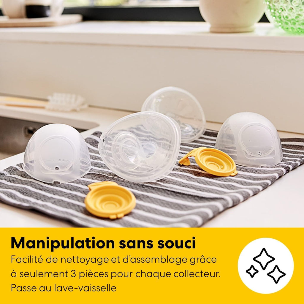 MEDELA Freestyle Hands-Free - Tire-lait électrique double, coquilles 21/24 mm