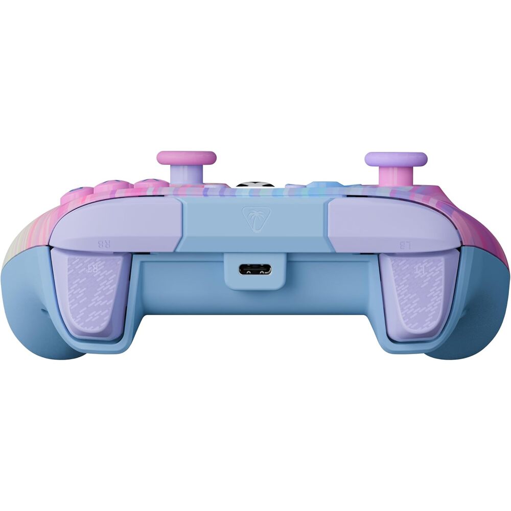 Turtle Beach Rematch Manette filaire Câble USB 2.5m - Boutons Programmables & Commandes audio - Xbox Series X|S, PC (Licence officielle Microsoft) - Motif phosphorescent Cotton Candy