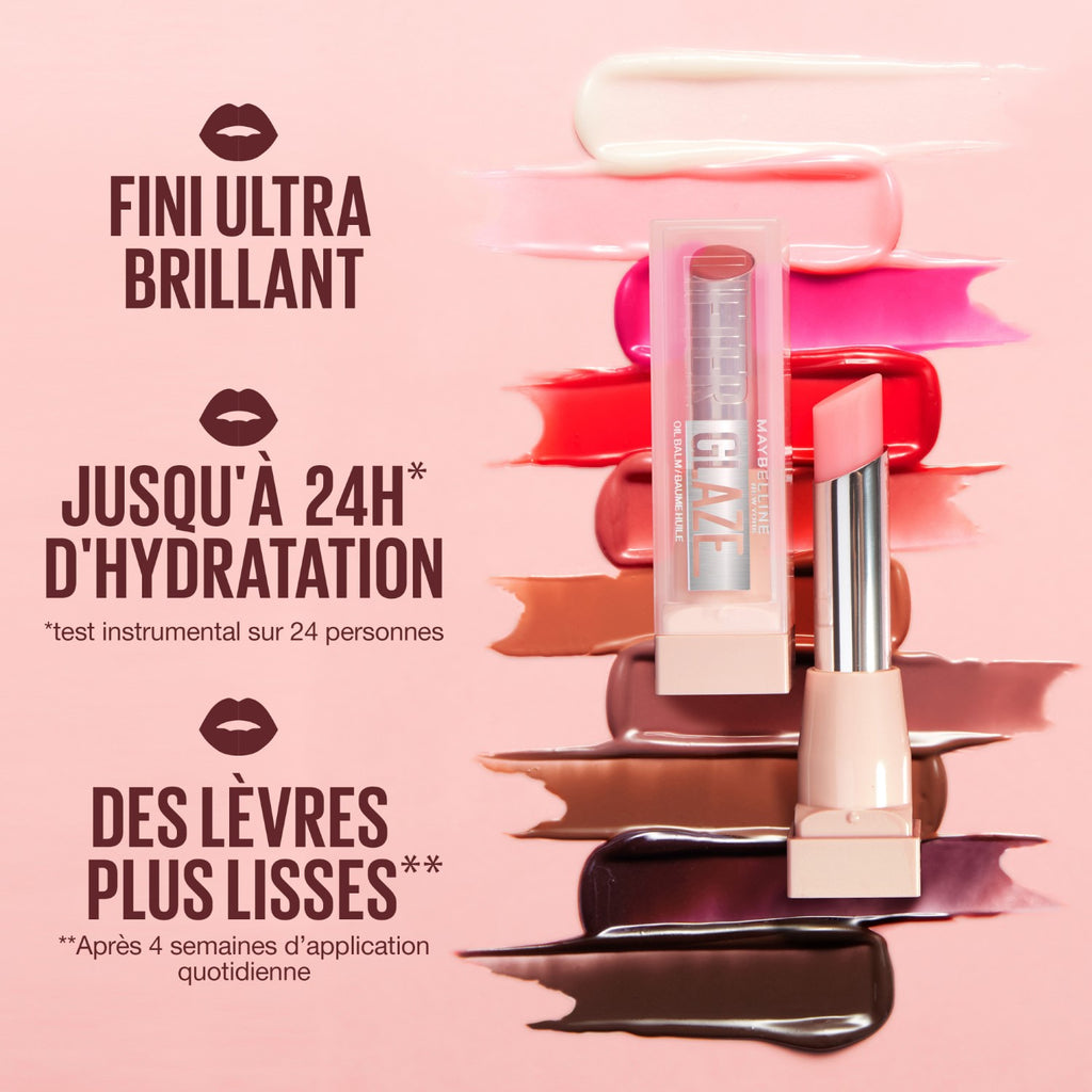 Maybelline New York Lifter Glaze Baume Huile Teinté Hydratant 2.8g - 003 Rose Bite