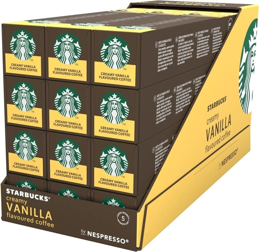 STARBUCKS Café Creamy Vanilla compatible Nespresso 12 x 10 capsules 51g