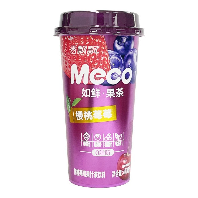 SENPURE Meco Thé aux fruits saveur cerise et fruits des bois - 400 ml