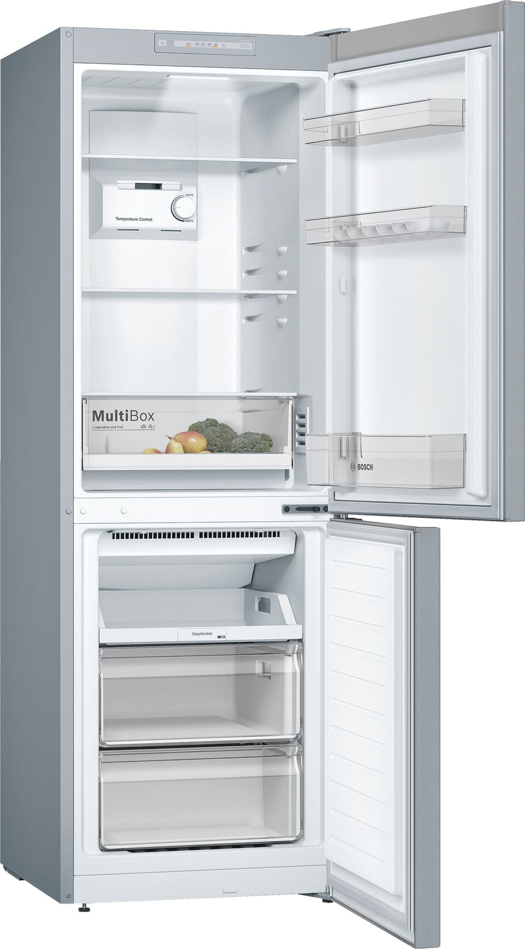 Bosch KGN33NLEB Réfrigérateur et congélateur Classe E 282 L - Inox