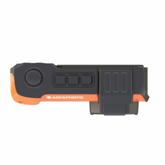 AGFAPHOTO Appareil photo numérique compact étanche 24MP avec zoom numérique 18x, double écran et vidéo 4K - Orange
