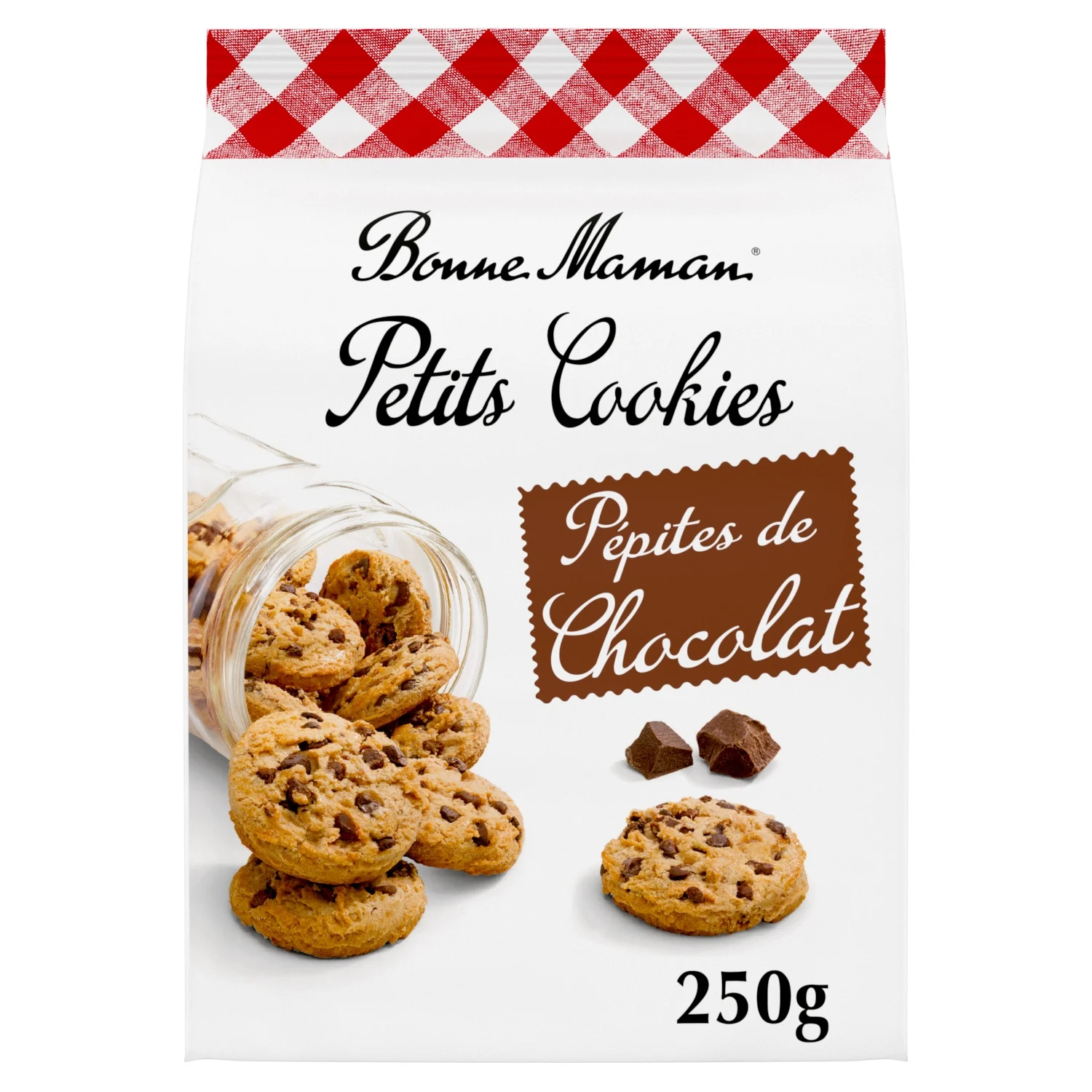 BONNE MAMAN Petits cookies aux pépites de chocolat - 250 g