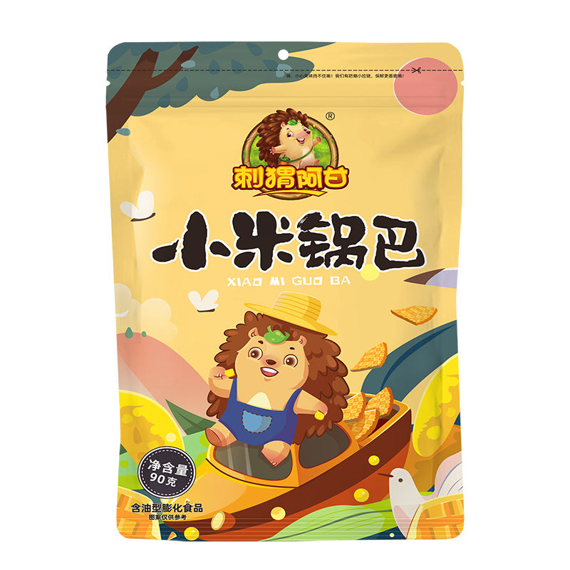 Hedgehog Agan snack soufflé crustes de riz au millet 90 g