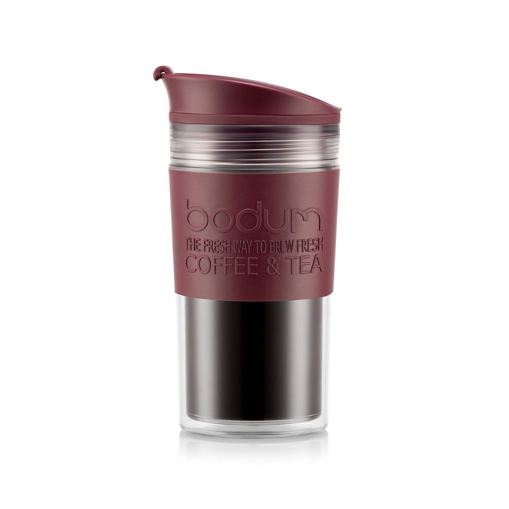 Bodum Mug de voyage 350 ml - Marron canneberge - Système double paroi