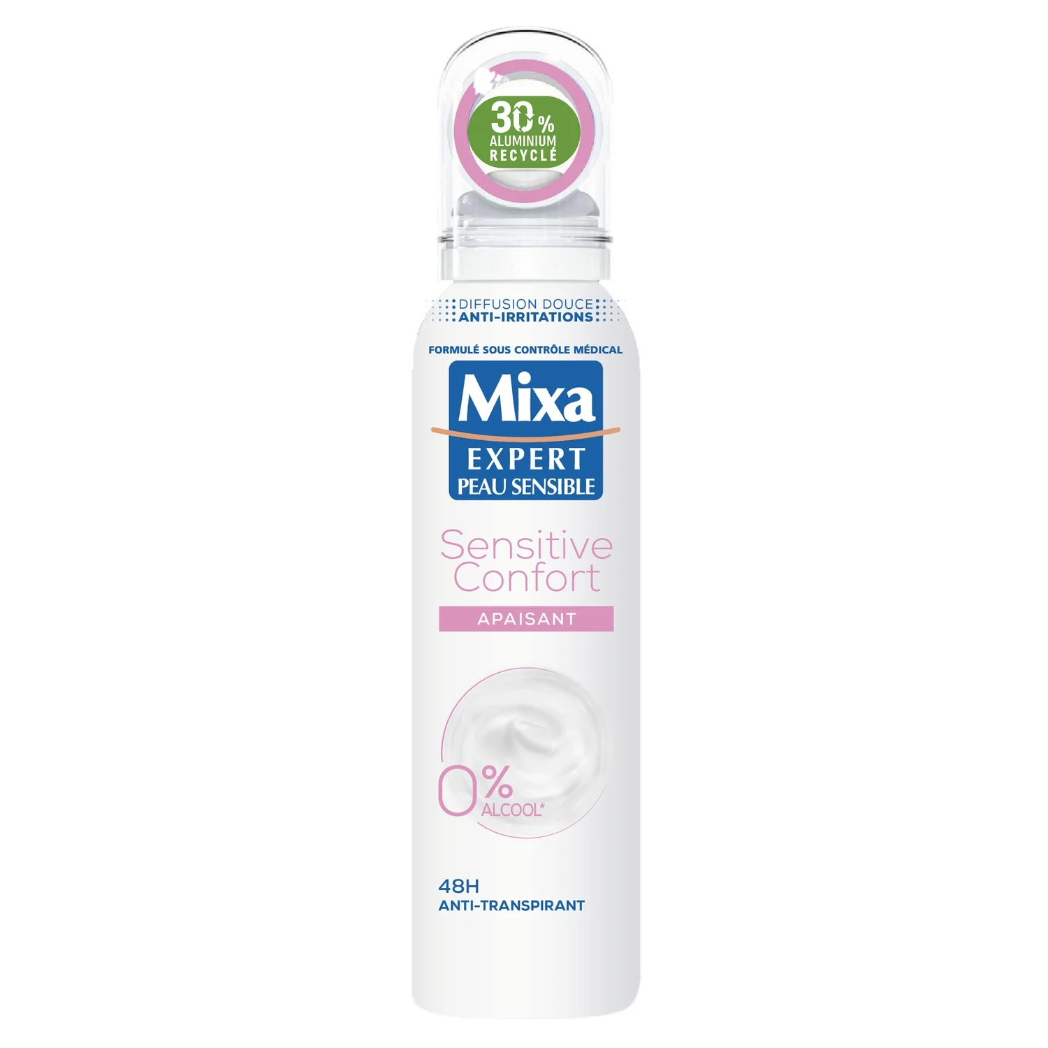 Mixa Extra Care Déodorant Spray pour Femme, 150 ml