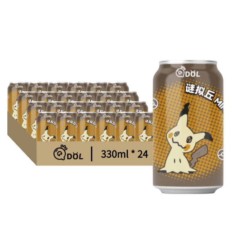 QDOL Boisson pétillante sans alcool Pokémon saveur café Glumanda 330 ml x 24