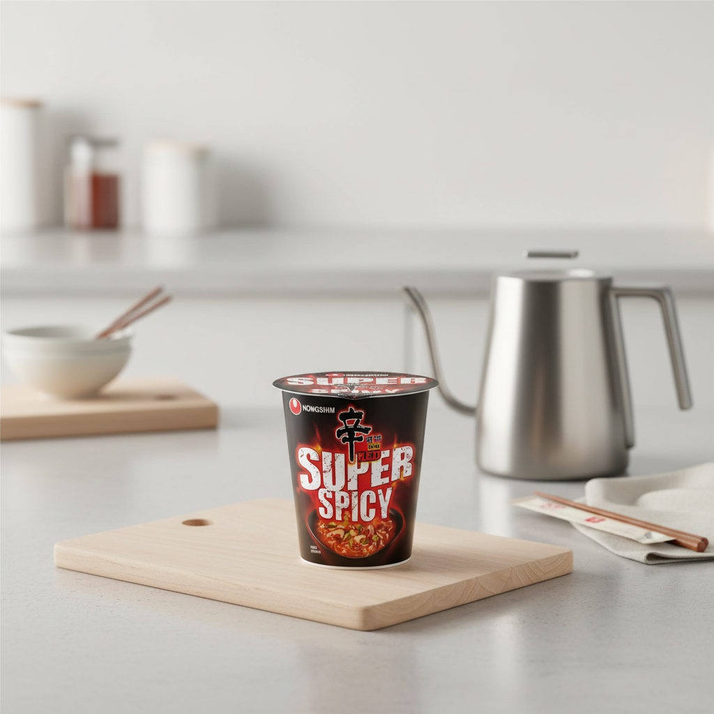 Nongshim Nouilles super épicées rouges Pot 68 g