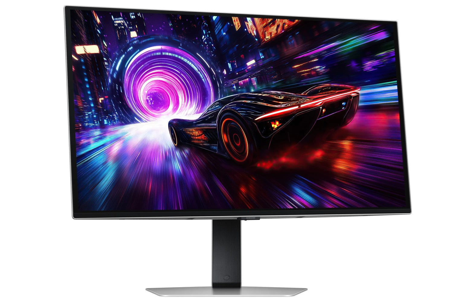 Samsung G81SF Moniteur d'ordinateur 68,6 cm (27") 3840 x 2160 pixels 4K Ultra HD OLED Argent