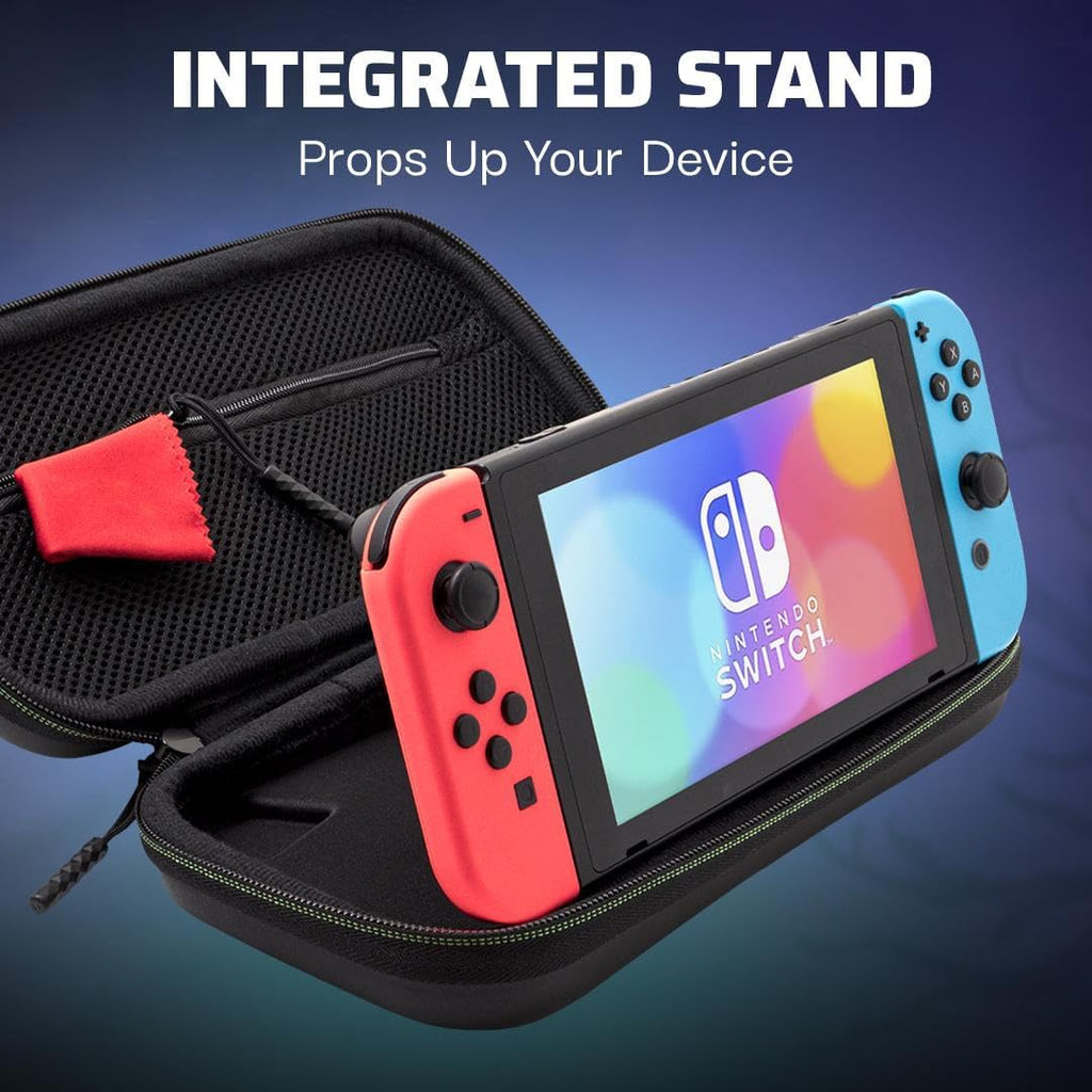 PDP Housse de protection Trave Case pour Nintendo Switch, Switch Lite et Switch OLED - Licence officielle - Gris - Motif Boo Hoo Glow qui brille dans le noir