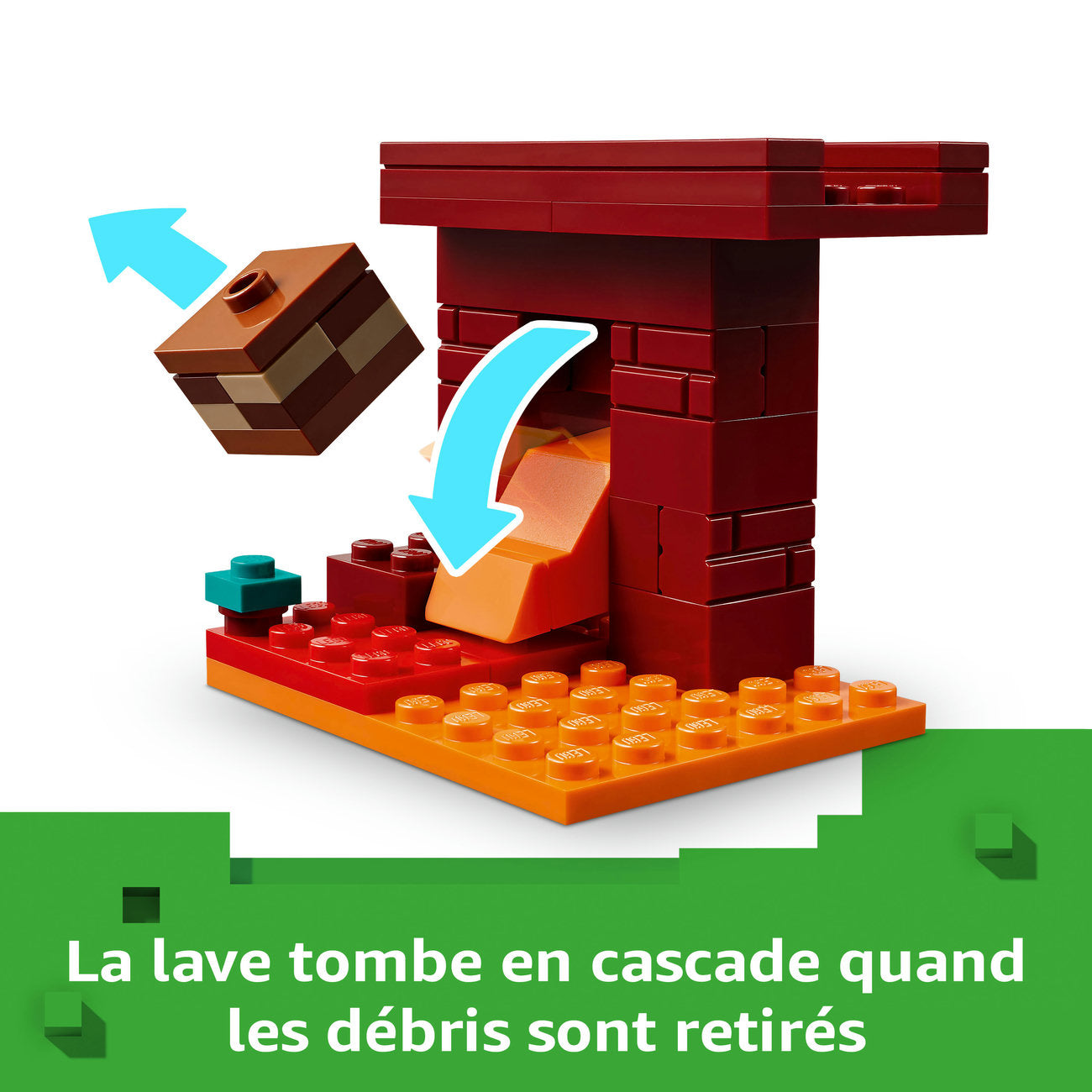 LEGO Minecraft 21266 La bataille de la lave du Nether