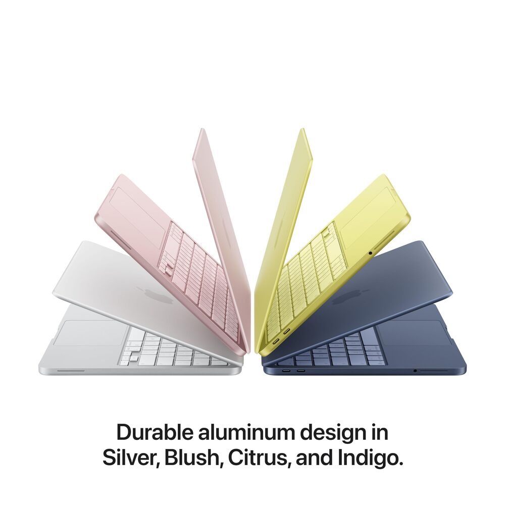 Apple MacBook Neo 13 pouces, 8 Go RAM, 256 Go SSD, puce A18 Pro avec CPU 6 cœurs et GPU 5 cœurs, Indigo, AZERTY