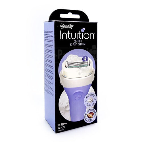 Wilkinson Sword Intuition Rasoir pour Peau Sèche à l'Huile de Noix de Coco et d'Amande - 1 Unité