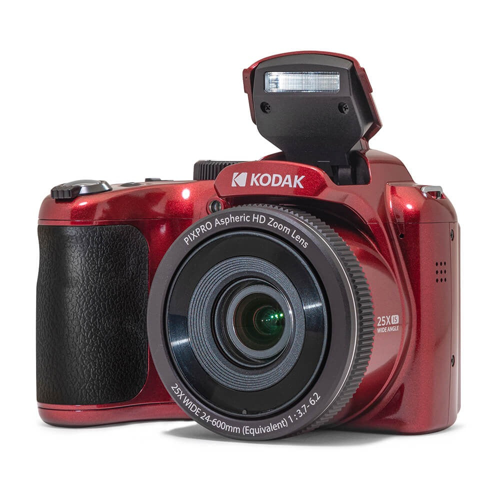 Kodak Appareil photo numérique bridge avec zoom optique 25x Rouge