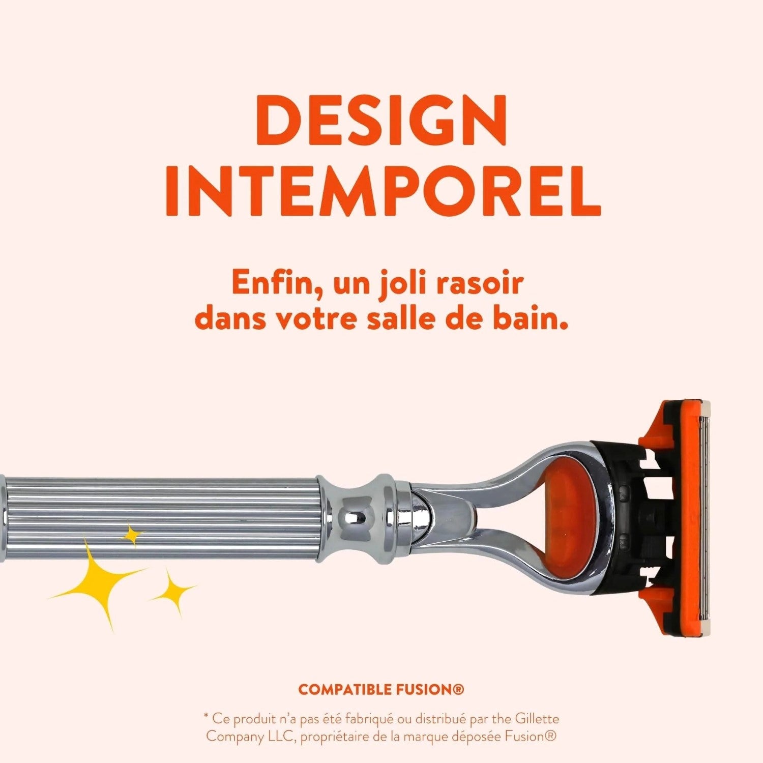 Monsieur Barbier L'Explorer Kit de Rasage (Compatible avec Fusion) 1 Rasoir avec 5 Lames