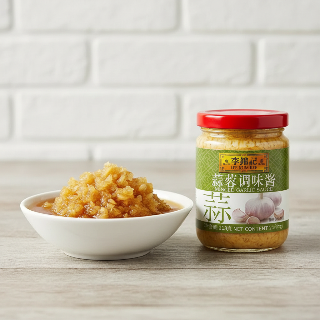 LEE KUM KEE Sauce à l'ail haché - 326 g