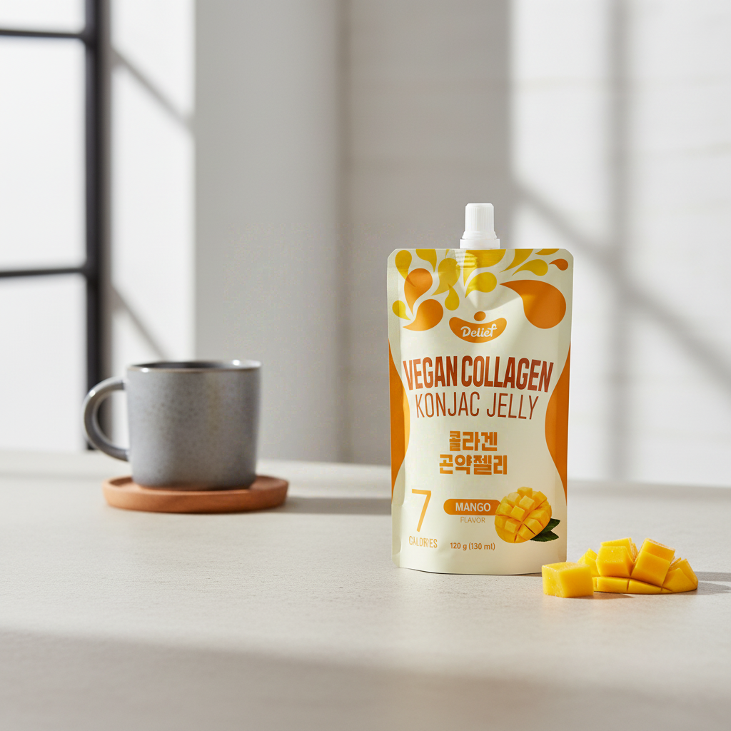 DELIEF Gelée de konjac saveur mangue (Vegan) 120 g