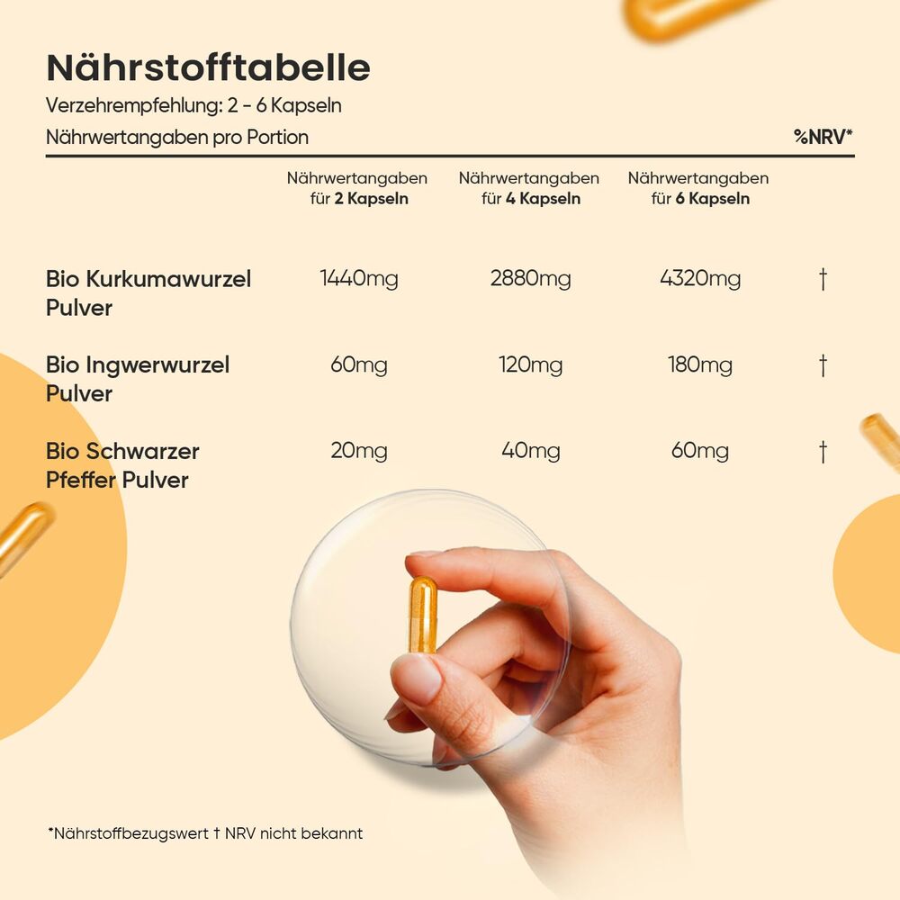WeightWorld Curcuma biologique avec poivre noir et gingembre 1520 mg 180 gélules
