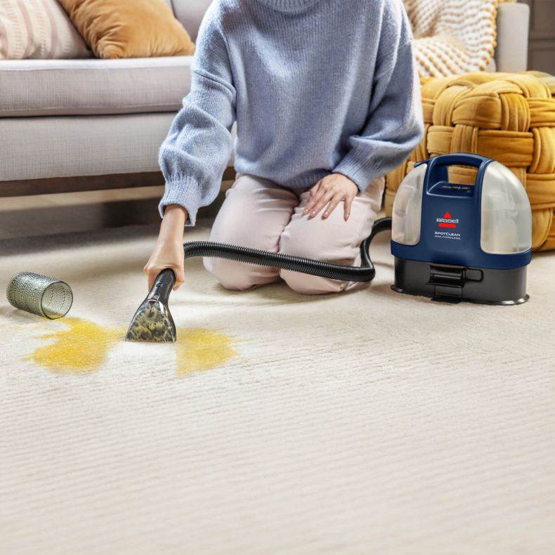 BISSELL Aspirateur Laveur Tissus SpotClean® Mini Bleu