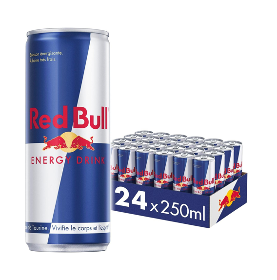Red Bull Boisson énergisante regular, pack de 24 x 25 cl