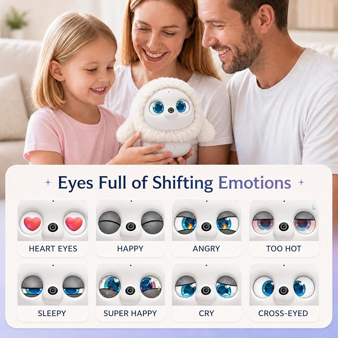 Cadeau caché de 85 € après la réception | Robot pour animaux Ropet AI (version pro) cerveau IA, température corporelle biomimétique, toucher de chat, apaisement par toucher