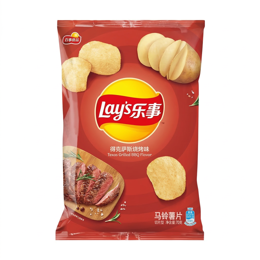 Lay's Chips saveur BBQ Texas - 70 g
