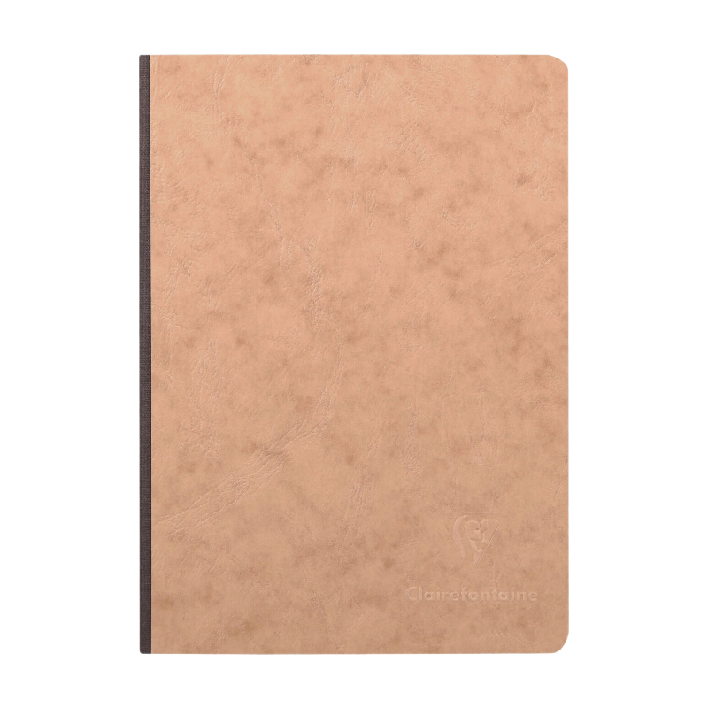 CLAIREFONTAINE Nomaddict (Age Bag) carnet broché 14,8x21cm 192p 5x5 tabac