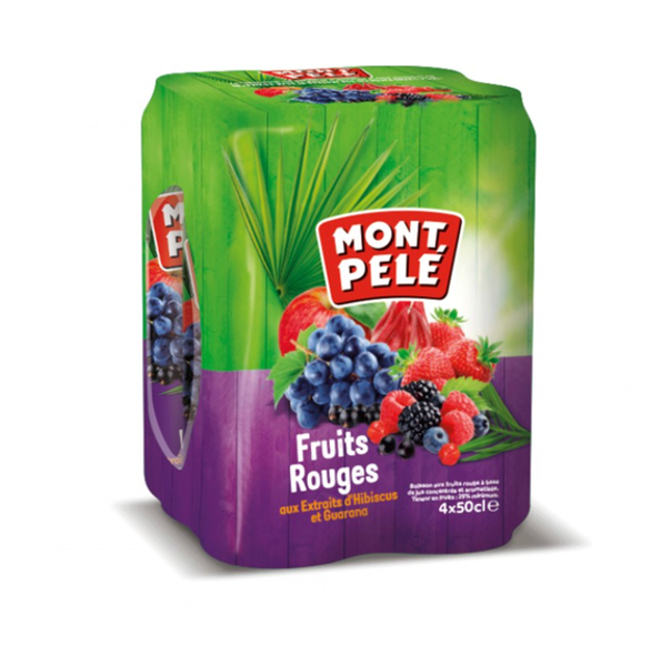 MONTPELE Boisson aux fruits rouges - 4 x 50 cl